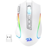 Redragon M612 Pro Ratón Gaming 3 Modos RGB 8000 dpi Blanco