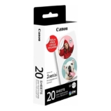 Canon Zink™ Pegatinas Fotográficas Circulares Precortadas (20 Hojas)