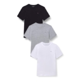 Tommy Hilfiger 3p SS tee Um0um03870 Camiseta S/S, Multicolor (Gris Jaspeado/Negro/Blanco)