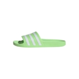Adidas Unisex Adilette Aqua Slides Green Spark / Cloud White / Green Spark 4 UK 37 EU