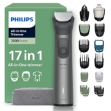 Philips Recortadora todo en uno de 17 en 1 Serie 7000 – Afeitadora y cortapelos hombre para rostro