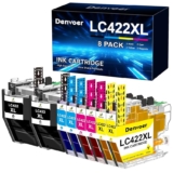 Cartuchos de Tinta Compatibles con Brother LC422 LC-422XLVAL Multipack