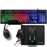 The G-Lab Combo Sulfur – Pack Gaming 4 en 1 Teclado Ratón Cascos QWERTY ES