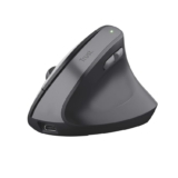 Trust Yuno Ratón Vertical Inalámbrico, Ratón Ergonómico Recargable 2.4GHz