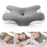 MULISOFT Almohada Cervicale 2 en 1 Almohada Ergonómica Espuma Viscoelástica