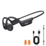 esonstyle Auriculares Conduccion Osea Bluetooth 6.0 – Cascos Conduccion Osea Inalambricos con Micrófono,IPX7