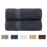 Todocama – Juego de 2 Toallas de baño Grandes, 100% algodón de 550 gsm Extra Suaves