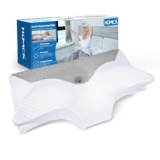 HOMCA Almohada Cervical de Espuma Viscoelástica, Gris