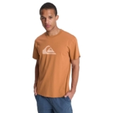 Quiksilver EV Comp – Camiseta de Manga Corta para Hombre, Color marrón