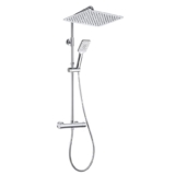 Görbach Columna Ducha con Termostático Grifo Set Ducha Acero INOX 304 con Mezclador Termostático