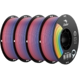 Creality Filamento para impresora 3D Rainbow PLA+ 4 kg, 1,75 mm