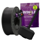 WINKLE Filamento PLA Tough 1.75mm Negro 300g, Filamento Impresora 3D