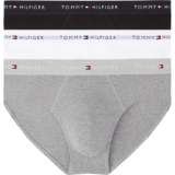 Tommy Hilfiger Calzoncillos Hip Briefs Pack de 3 Hombre con Logotipo en la Cintura