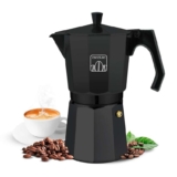 Cecotec Cafetera italiana Cumbia Mokclassic 600 Black, 300ml