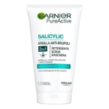 Garnier Pure Active 3 en 1 – Limpiador, exfoliante y mascarilla para pieles grasas o con acné