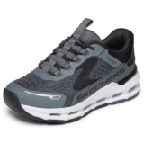 Skechers Niños Glide-Step Plus Vista-Lane Slip-In ENTRENADOR, Charcoal Synthetic /