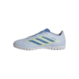 adidas Unisex Club Turf Football Shoes, Crystal Sky/Ray Blue/Team Solar Yellow 2