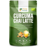 Energy Feelings Cúrcuma Chai Latte Ecológico 500 gr, Cúrcuma en Polvo con Jengibre y Pimienta