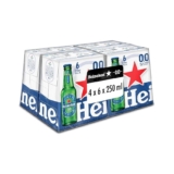 Heineken 0,0 Cerveza Lager Sin Alcohol Caja 4 Pack Botella, 6 x 25cl