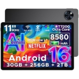 DOOGEETab U11 Pro Android 16 Tablet 11 Pulgadas, 30GB RAM+256GB ROM+2TB TF