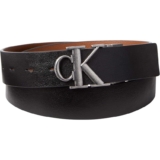 Calvin Klein Cinturón Hombre Buckle Tumbled 3,5 cm de piel reversible