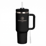 Livingstone1855 Vaso térmico 1.2L, Mantiene 24h Frío / 12h Calor
