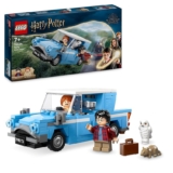LEGO Harry Potter Ford Anglia Volador de Juguete de Fantasía, Juego de Aventuras con