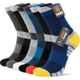 Niofind Calcetines Hombre Running, Deporte Algodon Con Acolchado 6 Pares