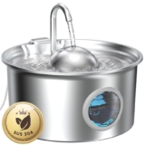 Fuente para Gatos Acero Inoxidable: Bebedero Gatos Automatico