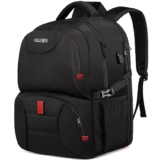 Mochila Hombre Grande 50L, para Ordenador Portatil 17 Pulgadas