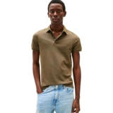 Tommy Hilfiger Polo de Manga Corta Hombre 1985 Slim Fit, Verde (Army Green)