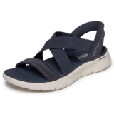 Skechers Mujer Go Walk Flex Sandal Glimmer Up Slip-In Entrenador