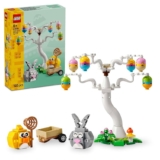 LEGO Búsqueda de Huevos de Pascua del Conejo y el Pollito – Figuras de Animales Inc. Conejo y Pájaro