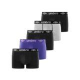 Umbro Calzoncillos Hombre Boxer 100% Algodón, Pack de 5