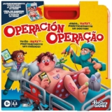 Hasbro Gaming Juego de Mesa electrónico Operación con Estuche Todo en uno
