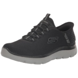 Skechers Hombre Summits High Range Slip-in , Black Mesh/Charcoal