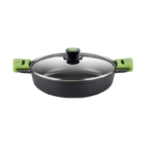 BRA Prior | Cacerola baja tapa cristal y asas de silicona 36 cm
