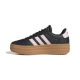 adidas Mujer VL Court Bold Shoes, Core Black/Distilled Pink/Gold Met.