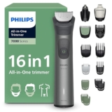 Philips Recortadora todo en uno de 16 en 1 Serie 7000 – Afeitadora y cortapelos hombre para rostro