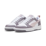 Puma Tenis Unisex Rebound V6 LowTrack, Puma White Mauve Mist Plum Jam