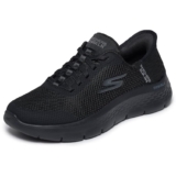 Skechers GO Walk Flex Grand Entry sin Cordones para Mujer, Black