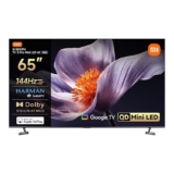 XIAOMI TV S Pro Mini LED 65,Smart TV,Dolby Vision,Dolby Atmos,4k QLED,144Hz,Google TV,HDR 10+,Triple Tuner,DVB T2,MEMC,DTS