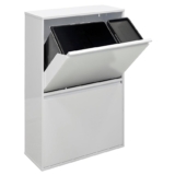 Arregui CR601-B2 Cubo de Basura y Reciclaje de Acero de 4 Compartimentos | 23+11+17+17