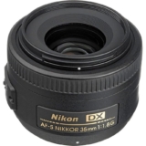 Nikon AF-S DX 35mm 1.8 G – Objetivo para Montura (distancia focal fija 52.5mm)