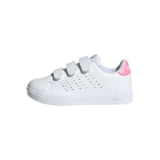 adidas Unisex niños Advantage Base 2.0 Children Shoes, Cloud White/Bliss Pink/Core Black