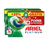ARIEL PODS Platinum Detergente Lavadora Liquido 76 Capsulas/Pastillas