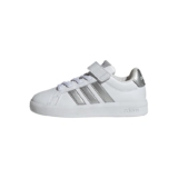 adidas Unisex niños Grand Court 3.0 Children Shoes, FTWR White/Silver Met./Silver Met.