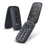 Panasonic KX-TU550EXB 4G Essentials Clamshell Teléfono Móvil para Personas Mayores