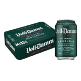 Voll-Damm | Cerveza Doble Malta | Toque Cítrico y Afrutado | Espuma Consistente |
