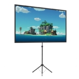 Pantalla de proyector con trípode, Pantalla de proyector portátil de 100 pulgadas